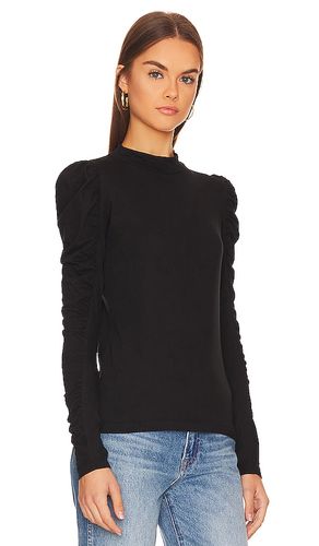 Shirred Sleeve Turtleneck Top en . Taille L. Also en M, S, XL, XS - Bobi - Modalova