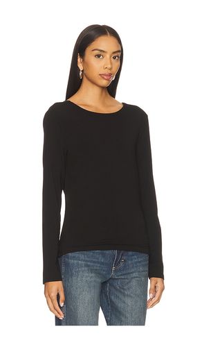 Long Sleeve Open Cowl Back Top en . Taille M. Also en - Bobi - Modalova