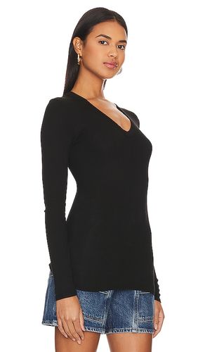 Rib Bold Long Sleeve U Top en . Taille M. Also en L, S, XS - Enza Costa - Modalova