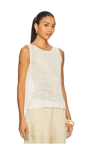 Linen Open Knit Tank Top en . Taille L. Also en M, S, XL, XS - Enza Costa - Modalova