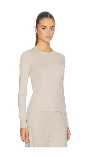 T-SHIRT MANCHES LONGUES CLASSIQUE EN COTON en . Taille M. Also en XS - Enza Costa - Modalova