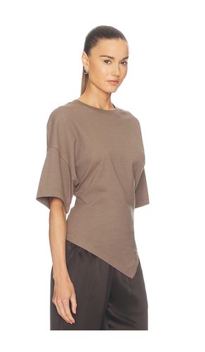 Supima Structured Jersey Assymetrical Tee en . Taille XS. Also en S, M, L, XL - Enza Costa - Modalova