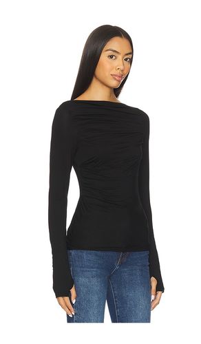 HAUT DRAPÉ À COL BATEAU en . Taille M. Also en S, XS - Enza Costa - Modalova