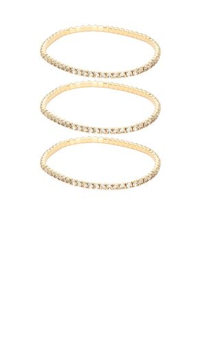 LOT DE BRACELETS CRYSTAL ELASTIC en - Ettika - Modalova