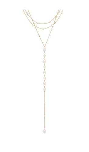 COLLIER LASSO PEARL DREAMS LAYERED en - Ettika - Modalova