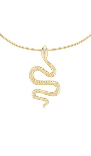 COLLIER RAS DU COU SLITHER SNAKE en - Ettika - Modalova