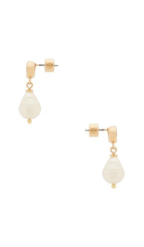 BOUCLES D'OREILLES PENDANTES SIMPLE PEARL DROP STUDS en - Ettika - Modalova