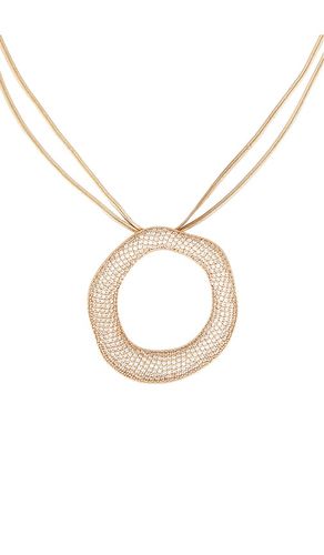 SAUTOIR PENDENTIF OPEN CIRCLE PAVE en - Ettika - Modalova