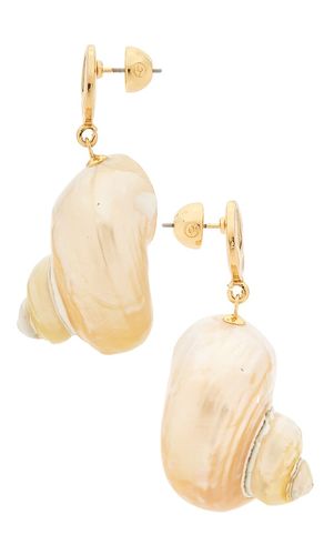 BOUCLES D'OREILLES PENDANTES SUNKEN TREASURE SHELL en - Ettika - Modalova