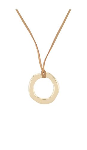 COLLIER PENDENTIF AJUSTABLE OPEN CIRCLE ADJUSTABLE SUEDE NECKLACE en - Ettika - Modalova