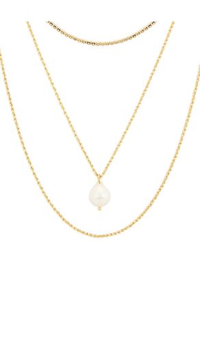 COLLIER MULTI-RANGS LAYERED PEARL PENDANT en - Ettika - Modalova