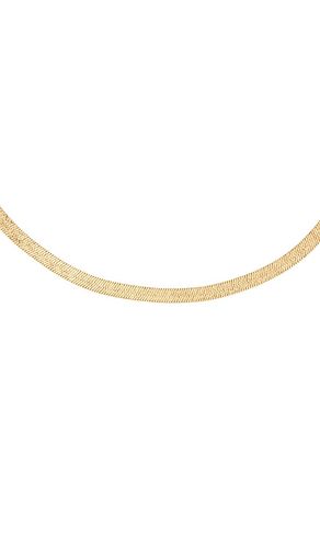 COLLIER CHAÎNE PLATE TEXTURED FLAT CHAIN NECKLACE en - Ettika - Modalova