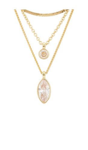 COLLIER À MULTI-RANGS AVEC PENDENTIF CLASSIC en - Ettika - Modalova