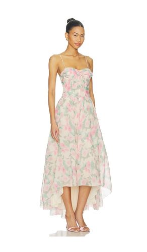 ROBE SATIN BURNOUT en . Taille XS. Also en S, M, L, XL - For Love & Lemons - Modalova