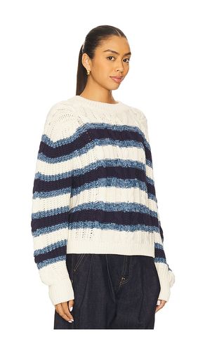 PULL RAYÉ MAILLE TORSADÉE FRANKIE en . Taille L. Also en XL - Free People - Modalova