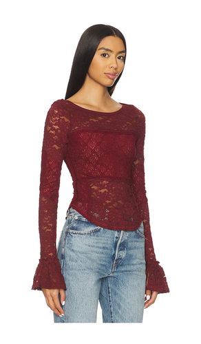 TOP MANCHES LONGUES EN DENTELLE en . Taille S. Also en XS, M - Free People - Modalova