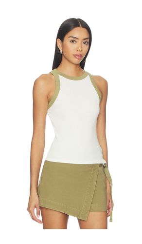 Ribbed Racer Tank Top en . Taille L. Also en M, S, XL, XS - Hudson Jeans - Modalova