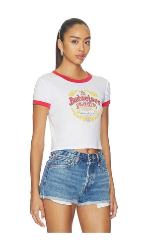 T-SHIRT BUDWEISER RINGER BABY en . Taille XS. Also en S, M, L, XL/1X - Junk Food - Modalova