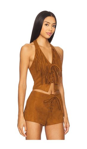 Noella Faux Suede Top en . Taille M. Also en S, XL, XS - Lovers and Friends - Modalova