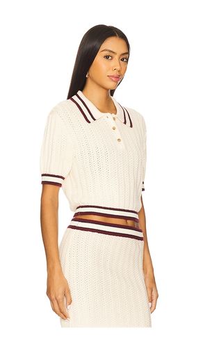 Remy Pointelle Polo Top en . Taille XS. Also en - Lovers and Friends - Modalova