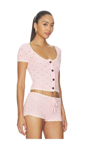 Bernadette Short Sleeve Top en . Taille XS. Also en S, M, L - MAJORELLE - Modalova