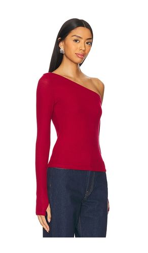 Magdaleno Asymmetrical Fitted Cold Shoulder Long Sleeve Top en . Taille S. Also en XS, M, L, XL - Michael Lauren - Modalova