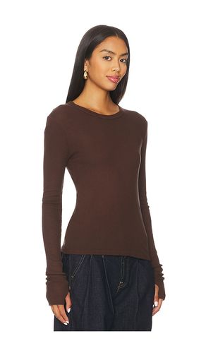 Axl Long Sleeve Crop Fitted Top en . Taille XL. Also en XS - Michael Lauren - Modalova