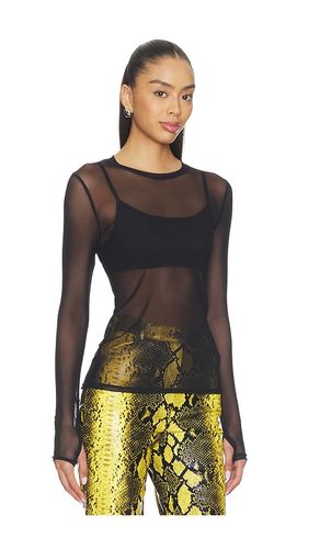 TOP AJUSTÉ EN MESH À MANCHES LONGUES VERO en . Taille S. Also en XS, M, L - Michael Lauren - Modalova
