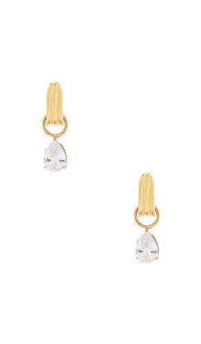 BOUCLES D'OREILLES PENDENTIF TEARDROP en - petit moments - Modalova
