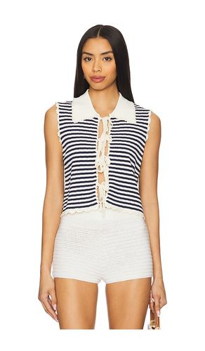 Addy Striped Knit Vest in & . Size M, S, XL, XXS - Sea - Modalova
