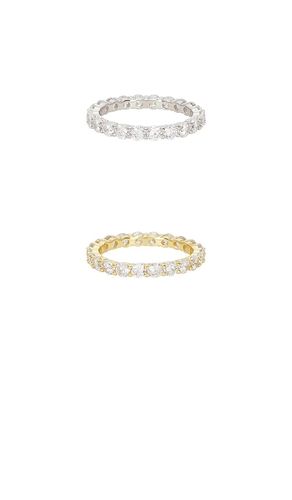 LOT DE BAGUES MANCHESTER en ,. Taille 5. Also en 6, 7 - SHASHI - Modalova