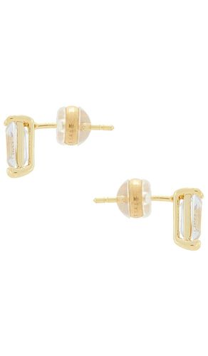 CLOUS D'OREILLES EMERALD en - SHASHI - Modalova
