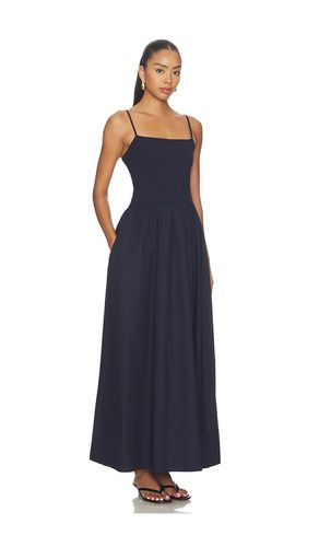 ROBE MAXI EN POPELINE À TAILLE BASSE ET CORDON en . Taille L. Also en M, S - Susana Monaco - Modalova