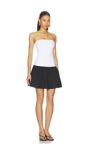ROBE TUBE EN POPELINE TAILLE BASSE en & . Taille XS. Also en S, M, L - Susana Monaco - Modalova