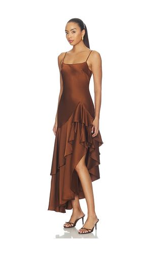 Double Ruffle High Low Dress en . Taille 0. Also en 2, 4, 6, 8, 12 - Susana Monaco - Modalova
