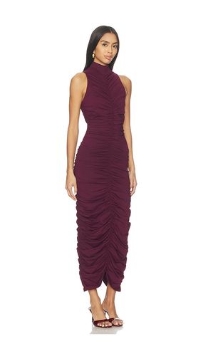 ROBE FRONCÉE À COL MONTANT (À EMPORTER) en . Taille S. Also en XS, L - Susana Monaco - Modalova