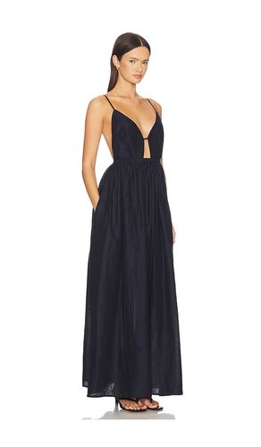 ROBE EMPIRE EN LIN UNI en . Taille L. Also en M, S - Susana Monaco - Modalova