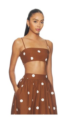Polka Poplin Crop String Top en . Taille XS. Also en S, M, XL - Susana Monaco - Modalova