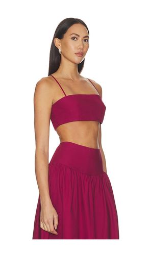 Poplin Crop String Top en . Taille XS. Also en S, M, L, XL - Susana Monaco - Modalova