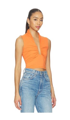 Square Gathered Sleeveless Top en . Taille M. Also en S, XL, XS - Susana Monaco - Modalova