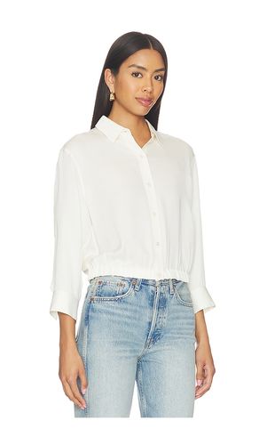 CHEMISE CROPPED À MANCHES TROIS-QUARTS en . Taille S. Also en XS, M, L - Theory - Modalova