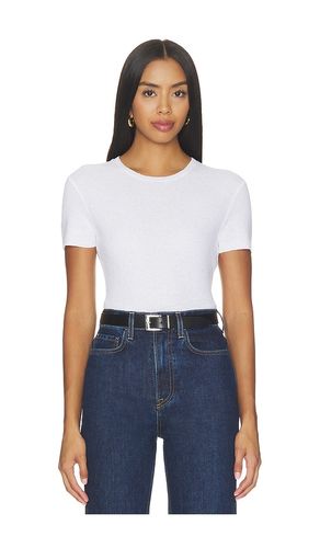 TOP MANCHES COURTES RAS DE COU TEXTURÉ en . Taille XS. Also en S, M, L - Vince - Modalova