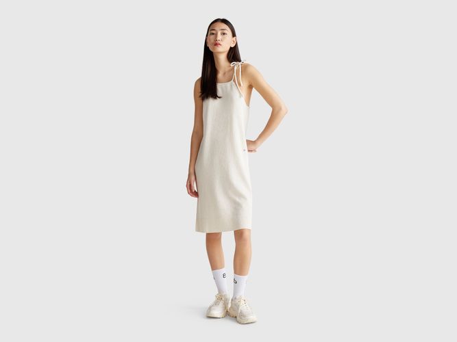 Benetton, Robe Tricotée, taille OS, Crème - United Colors of Benetton - Modalova