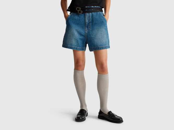 Benetton, Jean Court, taille M, Bleu - United Colors of Benetton - Modalova