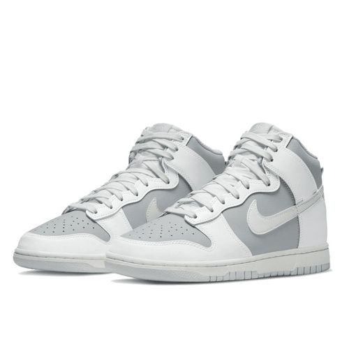 Nike Dunk High Retro Grey White - Nike - Modalova