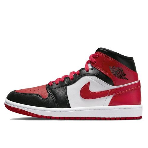 Air Jordan 1 Mid White Bred Toe - Jordan - Modalova
