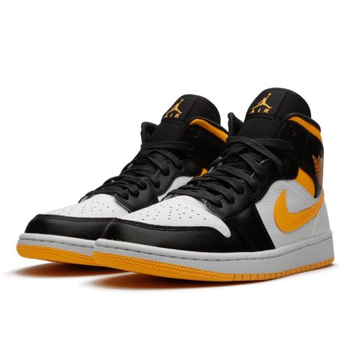 Air Jordan 1 Mid Laser Orange Black - Jordan - Modalova