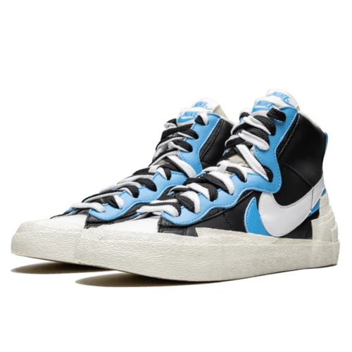 Sacai Blazer High White Black Legend Blue - Nike - Modalova