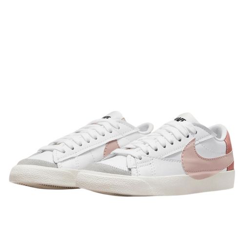 Blazer Low 77 Jumbo White Pink Oxford - Nike - Modalova