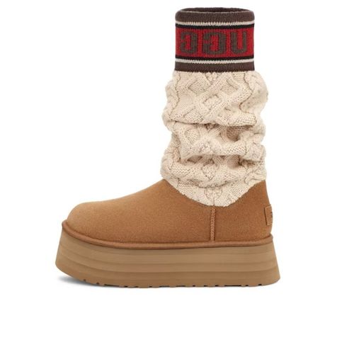 Classic Sweater Letter Boot Chestnut - UGG - Modalova